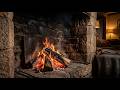 Fireplace Chill. Sensory ASMR listen to the sound of a crackling fire. Reduce stress and fall asleep