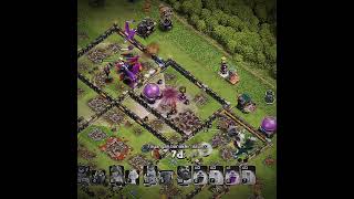 rata nggak tuh... TH14 vs TH16... #clashofclans #coc #shorts #fyp