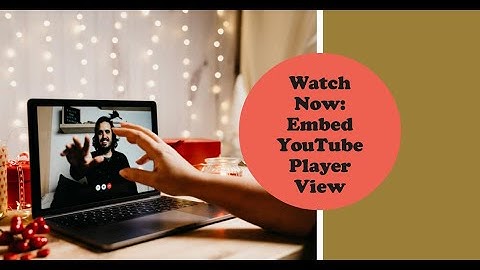 Embed YouTube player view in react native