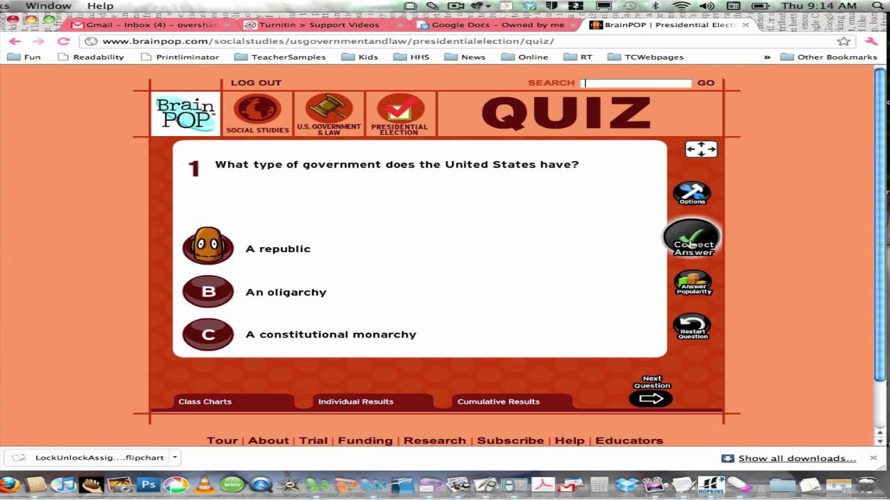 BrainPop Quiz Integration with Expressions YouTube
