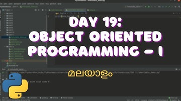 Day 19: Object-Oriented Programming :(Part - 1) Malayalam