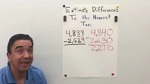 Estimate Differences to the Nearest Ten / My Growing Brain