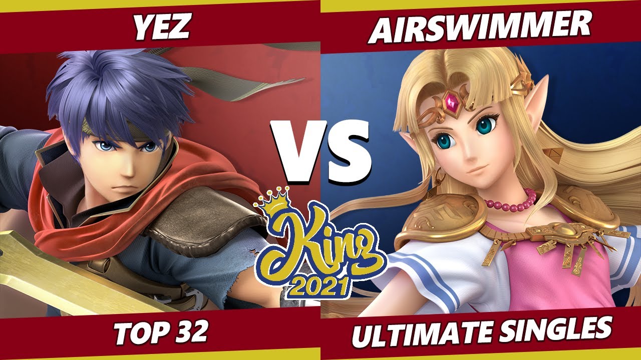 King 2021 Top 32 - Yez (Ike) Vs. Airswimmer (Zelda) SSBU Smash Ultimate