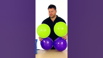 How to Make Balloon Duplets and Clusters - 60 Second Skills #shorts