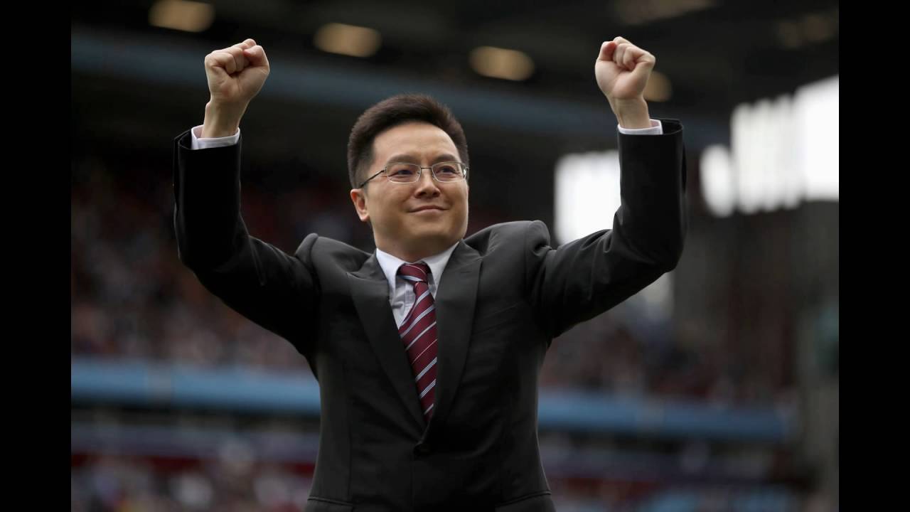 Tony Xia gets the Villa Park treatment