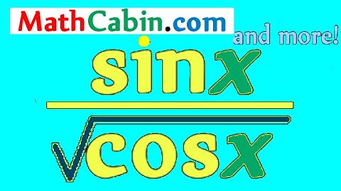 ∫ Integration by Substitution Trigonometric problem #3 ! ! ! ! !