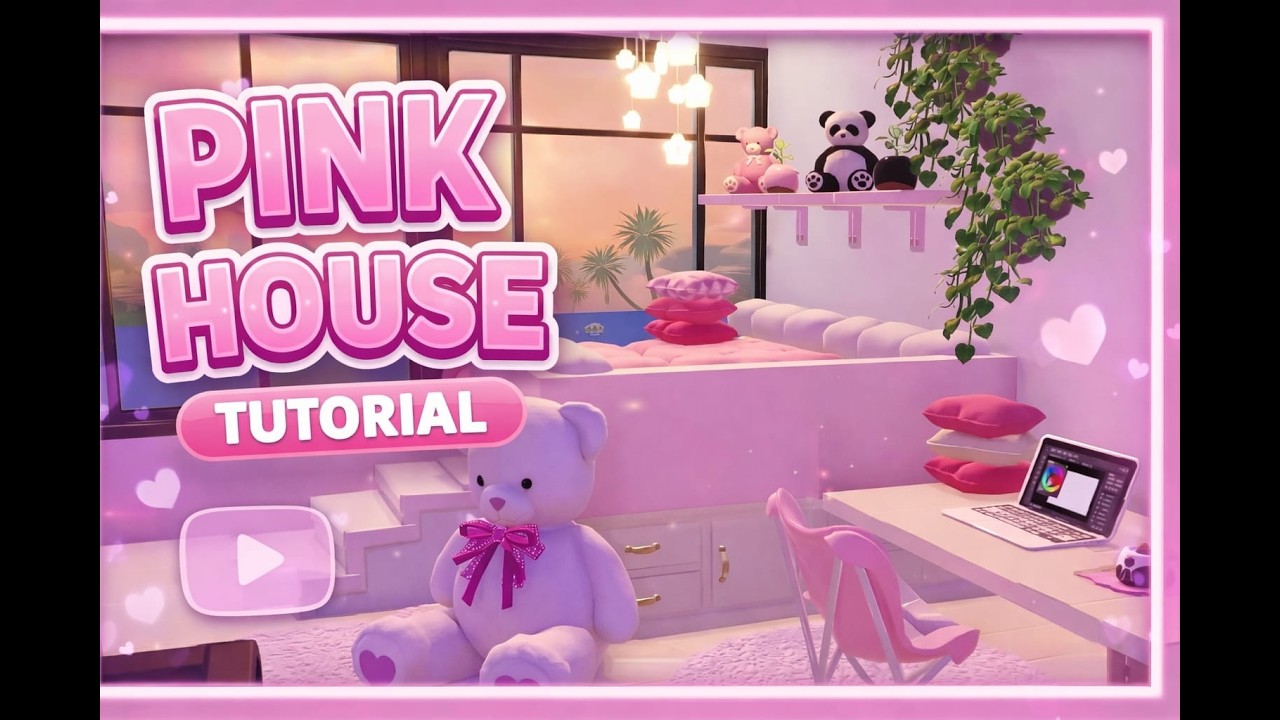 Pink House Tutorial - Heartopia - YouTube