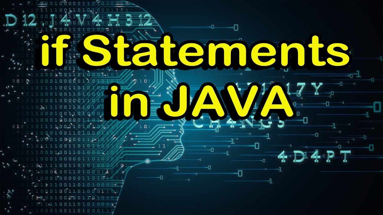 if Statements in Java Tutorial - YouTube