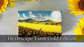 FIRST IMPRESSIONS | Heartscape Tarot Gold Edition | THIS DECK MAKES MY HEART FLUTTER
