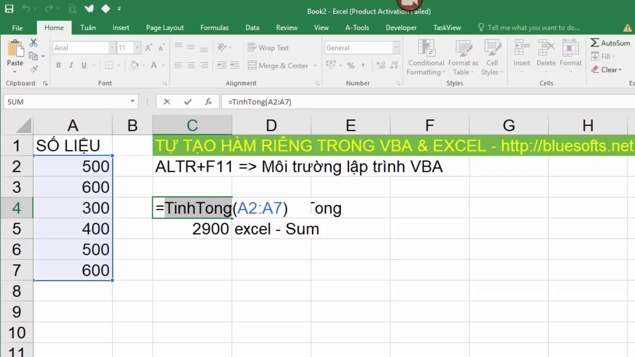 Tự tạo hàm riêng trong Excel & VBA – AI cũng làm được!