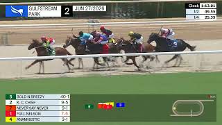 Gulfstream Park June 27, 2026 Race 2