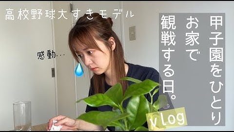 【vlog】甲子園に縛られた生活を送るモデルの1日/モーニングルーティン/grwm