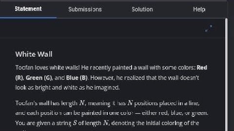 D. White Wall solution code || STARTERS 171 Codechef #codechef #contest