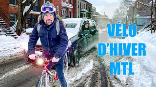 Vélo d'hiver à Montréal: Bonne idée ou dangereux?