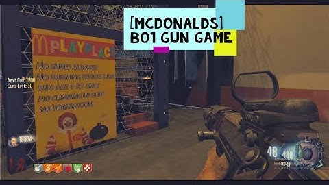 [McDonalds] Black ops 3 Custom Zombies Map Gameplay! BO1 Gun Game Challenge