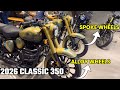 2026 Royal Enfield Classic 350 Commando Sand Review | Classic 350 Alloy Wheels vs Spokes Wheels 