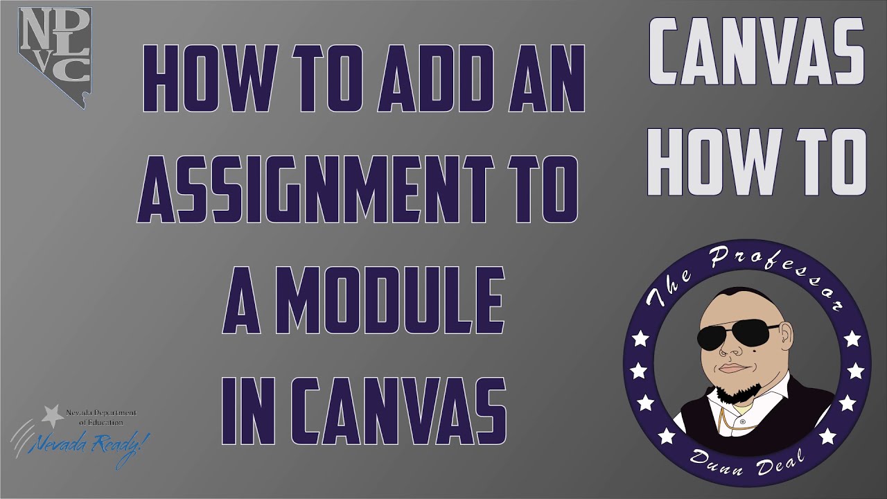 move an assignment to a module in canvas