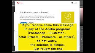 easy way to fix this unlicensed Photoshop app will be disabled soon screenshot 5