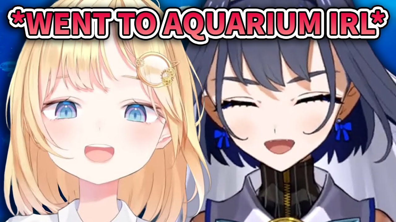 Kronii Had Aquarium Date with Ame IRL【Hololive EN】