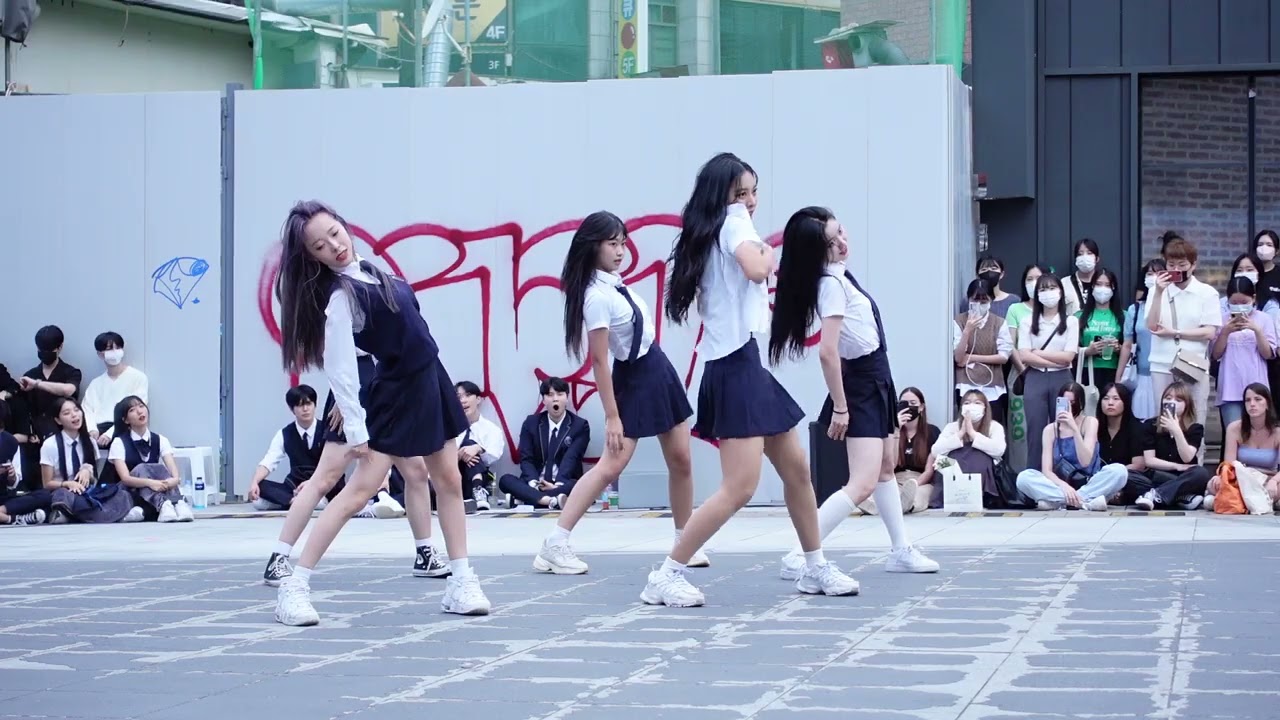 220903 아트비트(Artbeat) AB_Project [전체] 6- Attention @신촌버스킹 [직캠 shinlim]