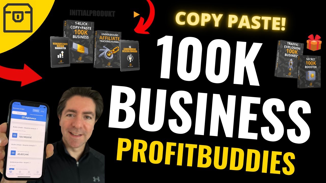 1 Klick Copy Paste 100K Business Erfahrungen - Profitbuddies