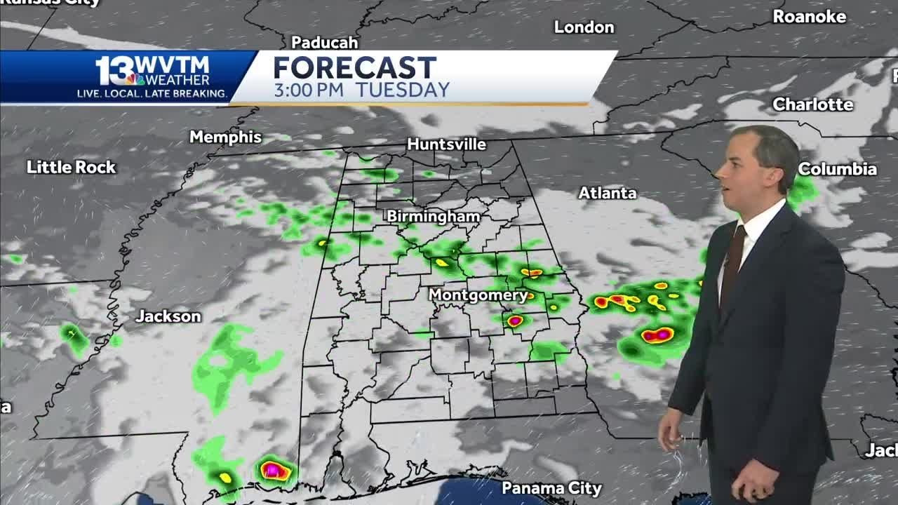 Severe storms possible in Alabama - YouTube