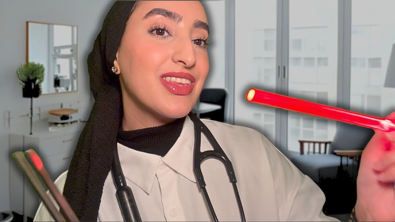 ASMR Cranial Nerve Exam By a Real Doctor 🧠 🩺