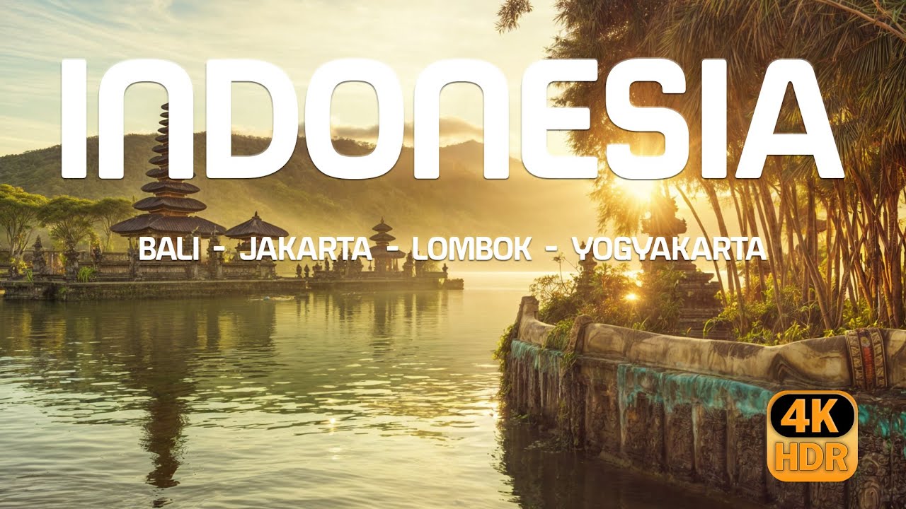 Indonesia I Bali, Jakarta, Lombok, Yogyakarta Accommodation, Food I 4K I 