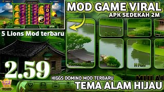 Apk Higgs Domino mod terbaru versi 2.59~Higgs Domino mod apk x8 speeder tema Alam hijau