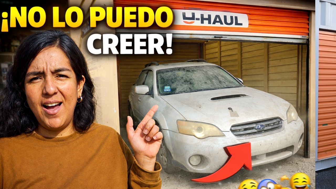 Esta Unidad tenia un Carro dentro! Solo me Costo 10 dolares.