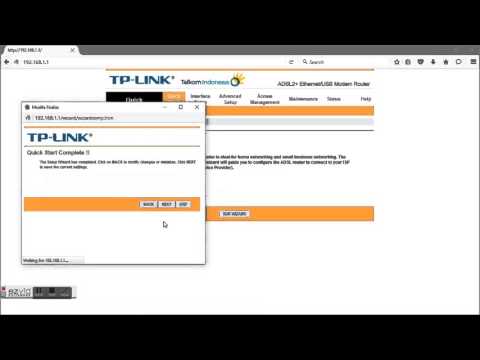 How to Setup or Configure Home ADSL Modem