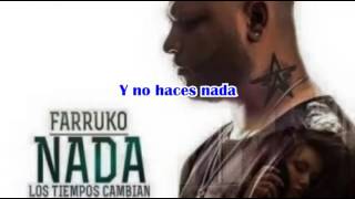 Farruko - Nada Letra