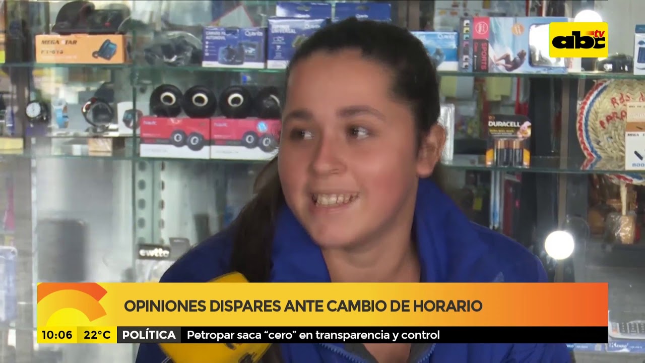 horatio Opiniones dispares ante cambio de horario