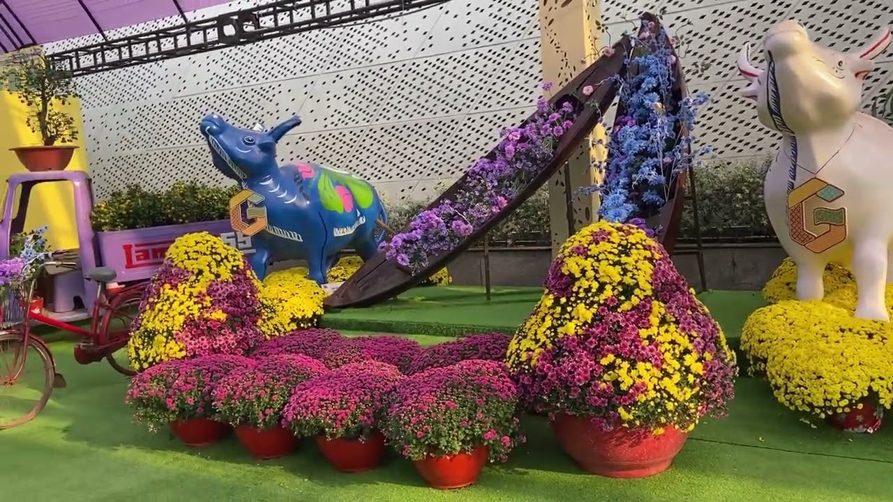 ベトナム、ホーチミン、テトの風景