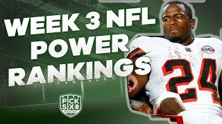 Week 3 NFL Power Rankings: Chubb-less Browns plummet, Saints Surprise + Non-QB MVP candidates
