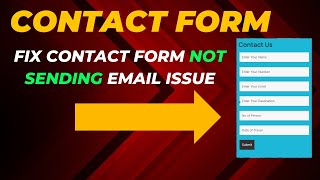 How To Fix WordPress Contact Form Not Sending Email Issue
