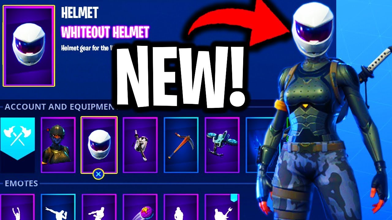 how to change helmets in fortnite fortnite battle royale new hats update in fortnite - fortnite whiteout no helmet