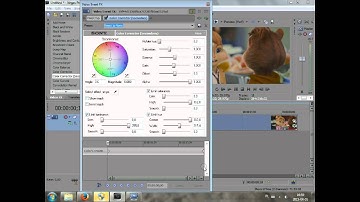 TUTORIAL Sony Vegas (Color Corrector Secondary and Text)
