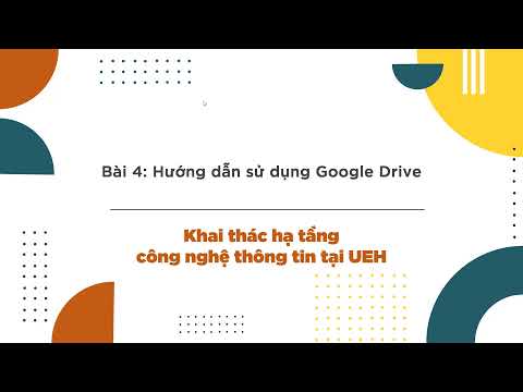 Video 4 Hướng dẫn sử dụng Google Drive - youtube
