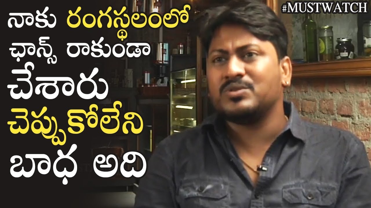 Josh Ravi Actor Actor Josh Ravi Reveals The Unknown Facts Behind Rangasthalam Movie ...