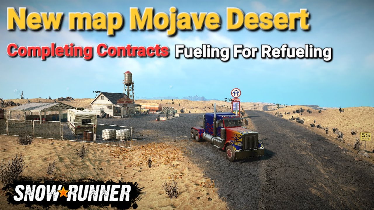 New Map Mojave Desert Completing Contracts Fueling For Refueling In ...