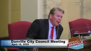 Danville City Council Meeting - April 19 2022