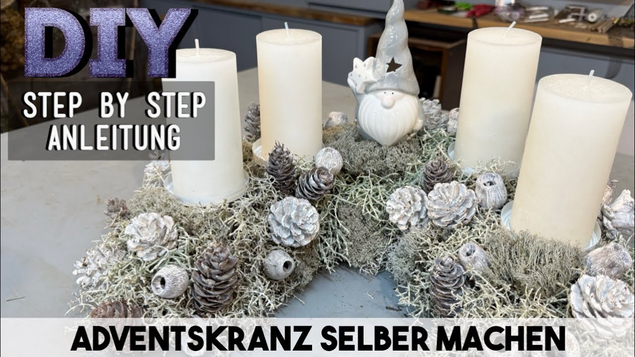 ADVENTSKRANZ selber machen