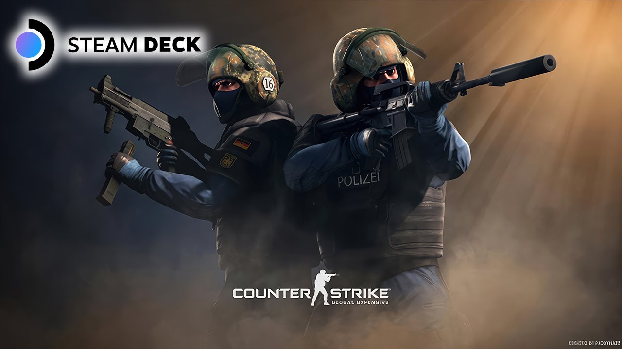 Steam Deck - Counter Strike Global Offensive Gameplay 60FPS 