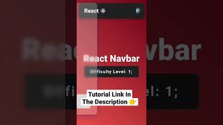 Advance React JS Responsive Navbar screenshot 3
