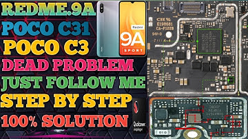 POCO C31/POCO C3/ REDMI 9/REDMI 9A DEAD PROBLEM SOLUTION EASY METHOD 100%