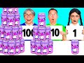 تحدي 100 طبقة من الطعام | الحيل الغذائية باردة Fun Challenge