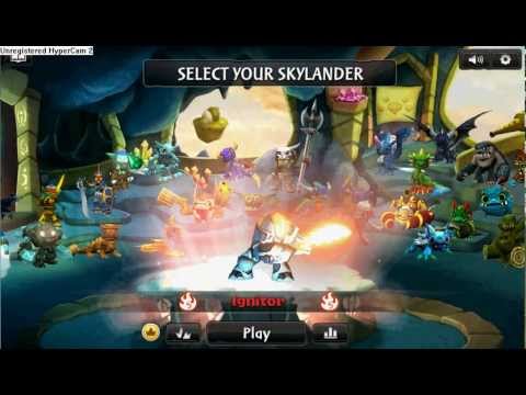 All the Skylanders in the Universe game. - YouTube