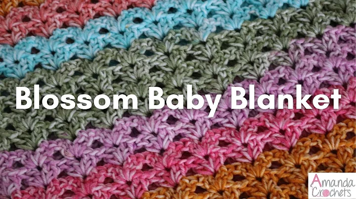 Crochet an Adorable Blossom Baby Blanket