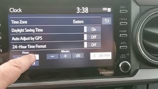 2021 Toyota Tacoma - How to set the clock by @webpowerautomotive805